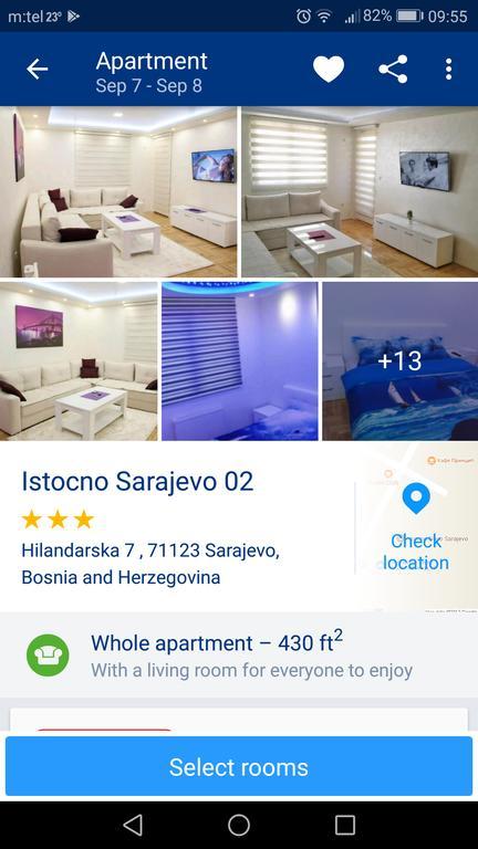 Istocno Sarajevo Leilighet Eksteriør bilde